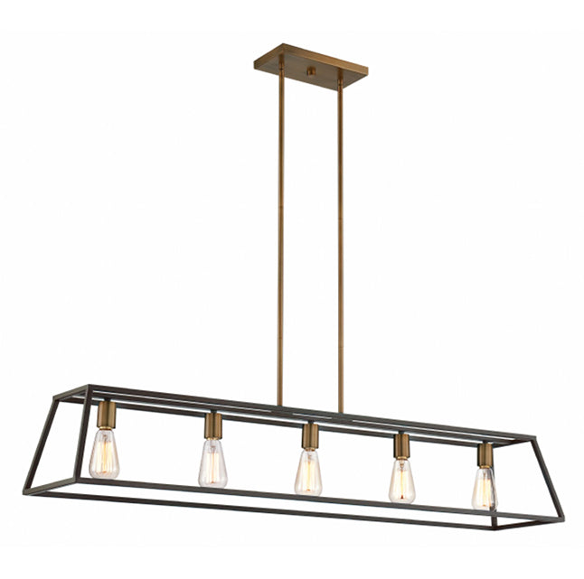 Hinkley 3335 Fulton 5-lt 50" LED Linear Chandelier