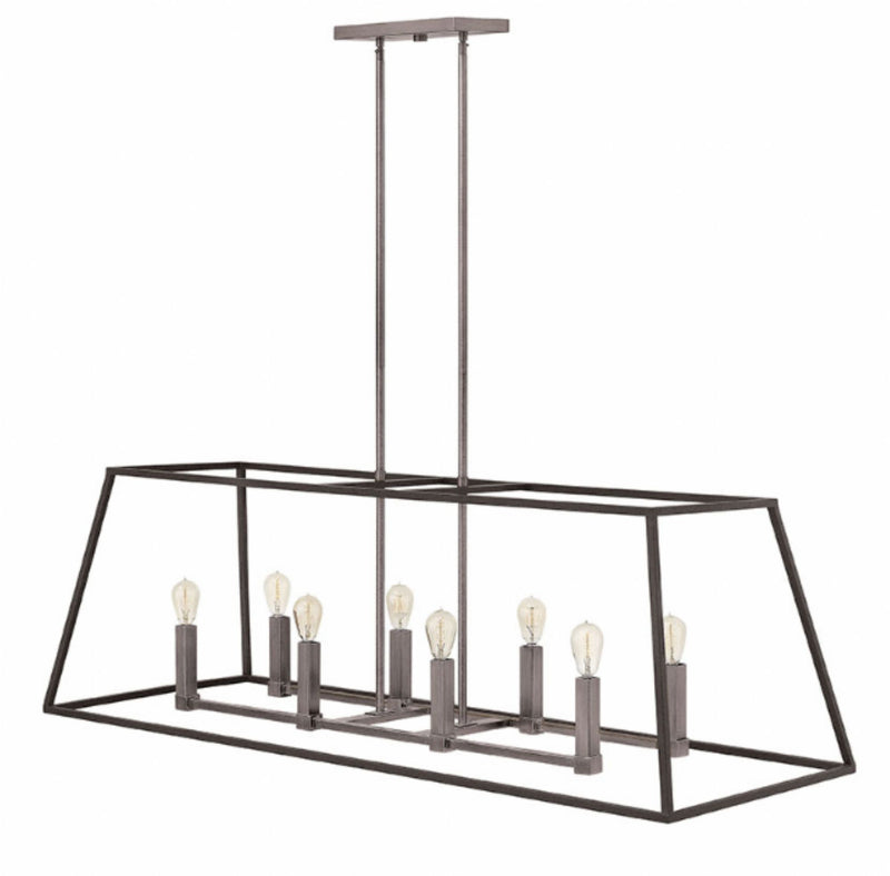Hinkley 3338 Fulton 8-lt 48" LED Linear Chandelier