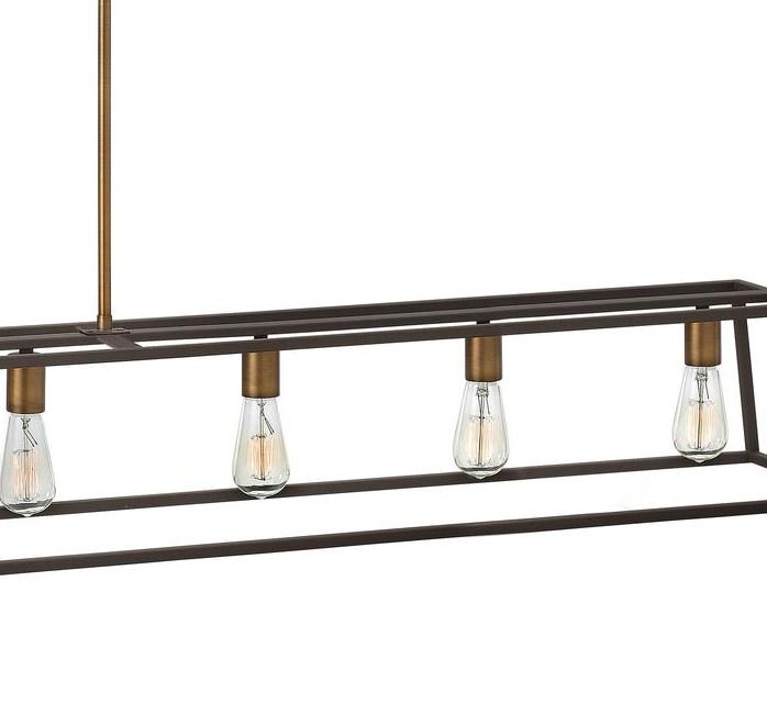 Hinkley 3355 Fulton 7-lt 65" LED Linear Chandelier