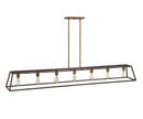 Hinkley 3355 Fulton 7-lt 65" LED Linear Chandelier