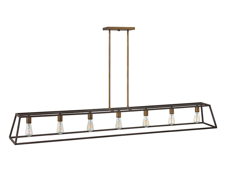 Hinkley 3355 Fulton 7-lt 65" LED Linear Chandelier