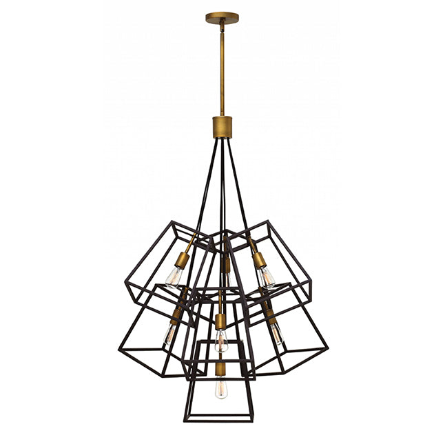 Hinkley 3357 Fulton 7-lt 28" LED Chandelier