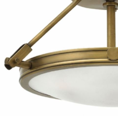 Hinkley 3381 Collier 3-lt 17" LED Semi-Flush Mount