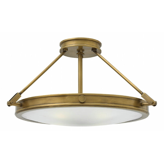 Hinkley 3382 Collier 1-lt 22" LED Semi-Flush Mount