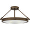 Hinkley 3382 Collier 1-lt 22" LED Semi-Flush Mount