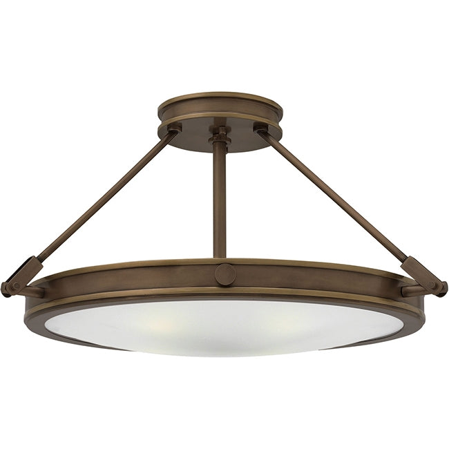 Hinkley 3382 Collier 1-lt 22" LED Semi-Flush Mount
