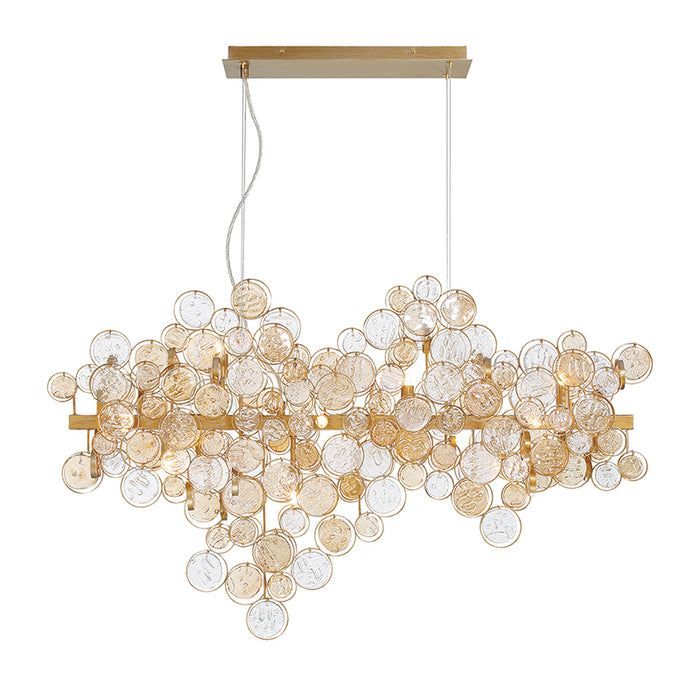 Eurofase 34031 Trento 12-lt 40" Linear Chandelier