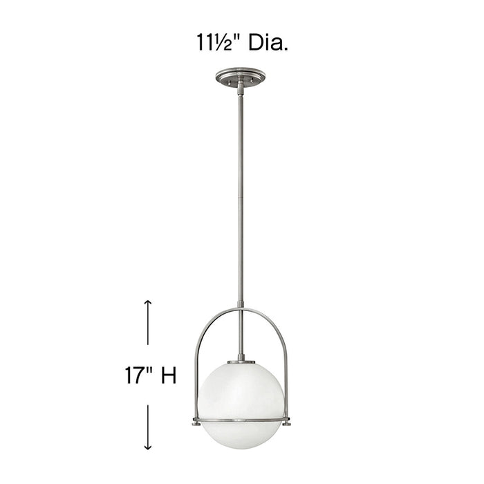 Hinkley 3407 Somerset 1-lt 12" LED Pendant