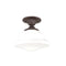 Hudson Valley 3409F Petersburg 1-lt 10" Semi Flush