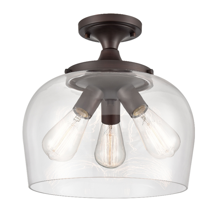 Millennium 9713 Ashford 3-lt 13" Semi Flush