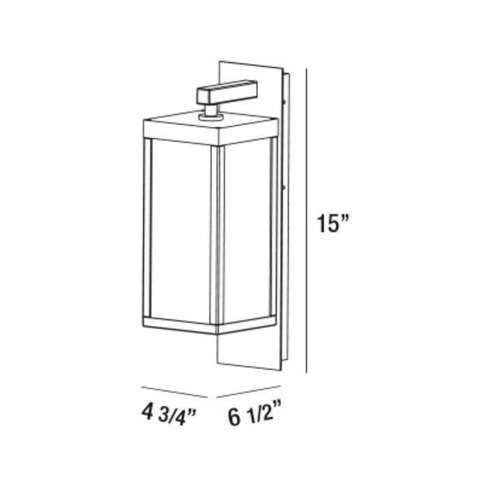 Eurofase 34125 Cora 1-lt 15" Tall LED Outdoor Wall Mount