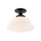 Hudson Valley 3412F Petersburg 1-lt 13" Semi Flush
