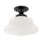 Hudson Valley 3412F Petersburg 1-lt 13" Semi Flush