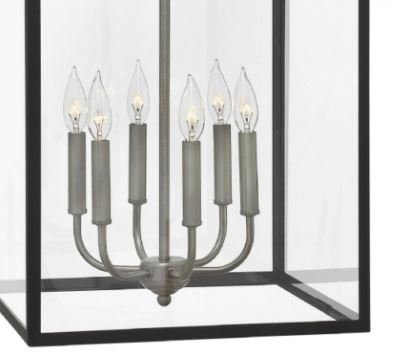 Hinkley 3414 Clarendon 6-lt 16" LED Chandelier