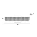 Eurofase 34156 Sassi 1-lt 18" LED Wall Mount