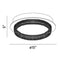 Eurofase 34159 Sassi 1-lt 15" LED Flush Mount