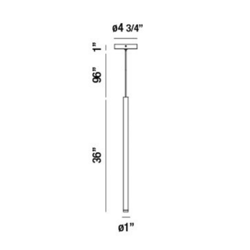 Eurofase 34166 Navada 36" Tall LED Pendant
