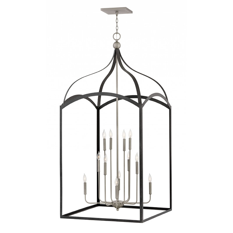 Hinkley 3419 Clarendon 12-lt 30" LED Chandelier
