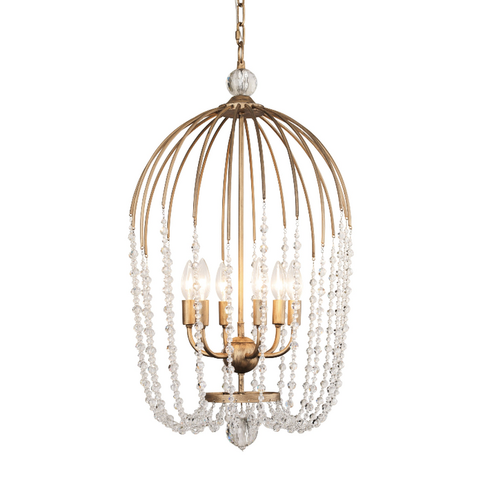 Varaluz 343F06 Voliere 6-lt 17" Pendant