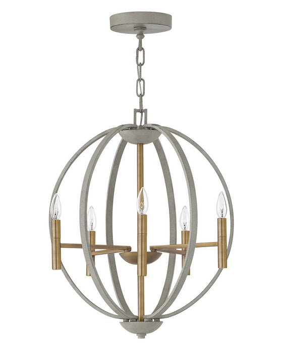 Hinkley 3466 Euclid 6-lt 21" Chandelier - LBC Lighting