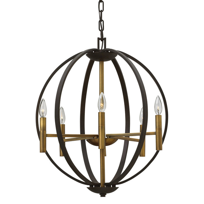 Hinkley 3466 Euclid 6-lt 21" Chandelier - LBC Lighting