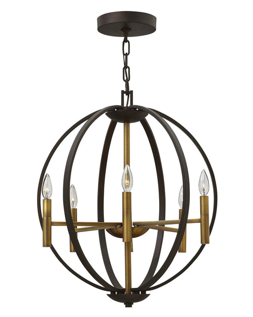 Hinkley 3466 Euclid 6-lt 21" Chandelier - LBC Lighting