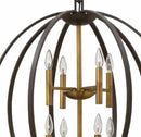Hinkley 3468 Euclid 8-lt 28" LED Chandelier