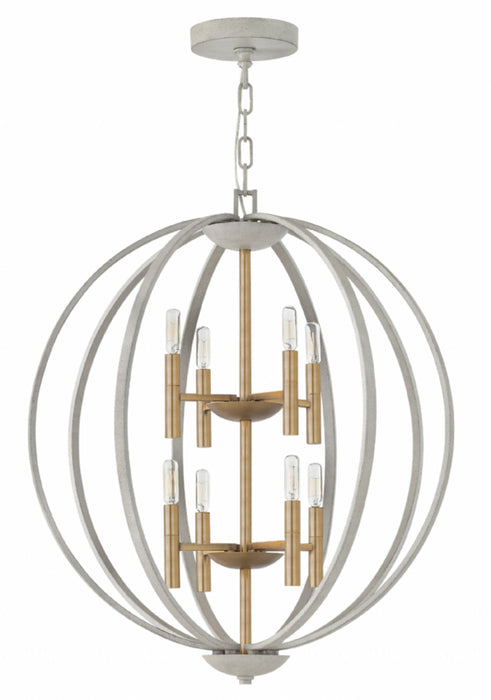 Hinkley 3468 Euclid 8-lt 28" LED Chandelier