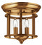 Hinkley 3472 Gentry 2-lt 9" LED Flush Mount