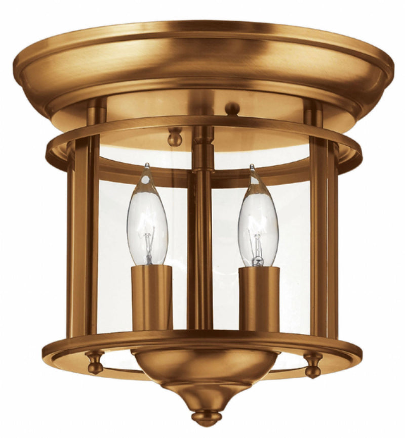 Hinkley 3472 Gentry 2-lt 9" LED Flush Mount