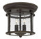 Hinkley 3472 Gentry 2-lt 9" LED Flush Mount