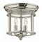 Hinkley 3472 Gentry 2-lt 9" LED Flush Mount