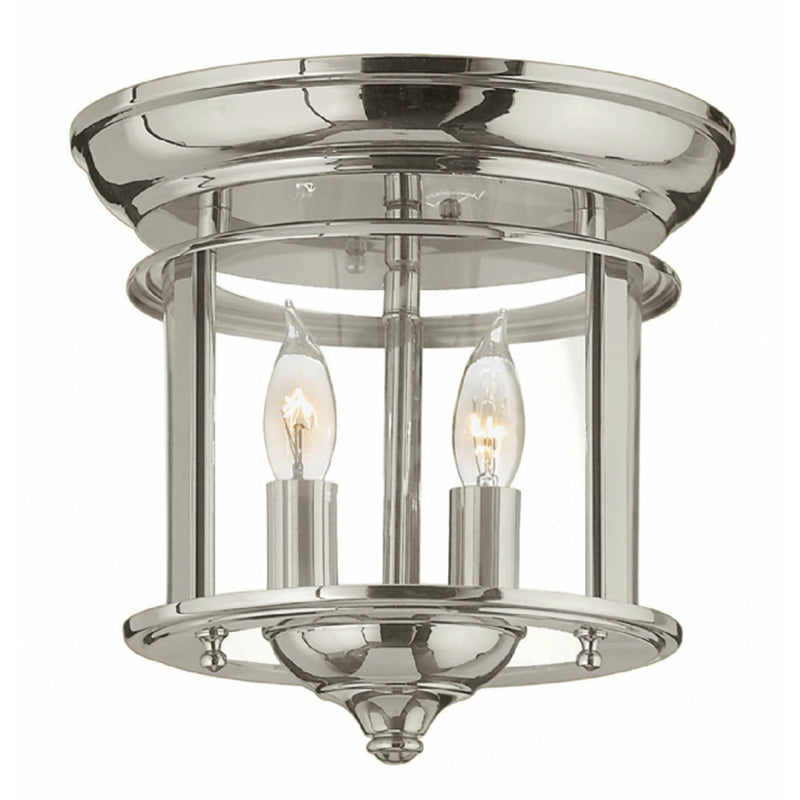 Hinkley 3472 Gentry 2-lt 9" LED Flush Mount