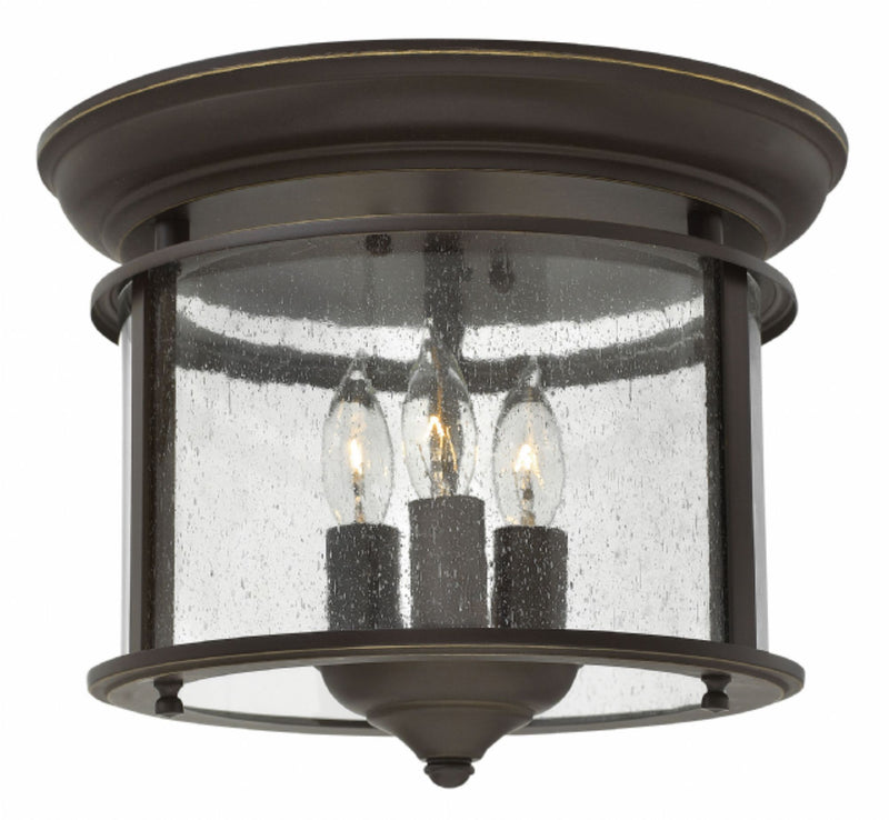 Hinkley 3473 Gentry 3-lt 12" LED Flush Mount