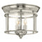 Hinkley 3473 Gentry 3-lt 12" LED Flush Mount