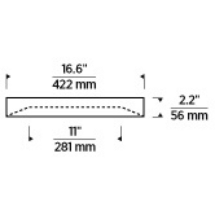 Tech 700FMHLO16 Hilo 16 1-lt 17" LED Flush Mount