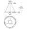 Tech 700OBT30 Orbet 27-lt 30" LED Chandelier