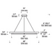 Visual Comfort 700GRC48 Grace 1-lt 48" LED Chandelier