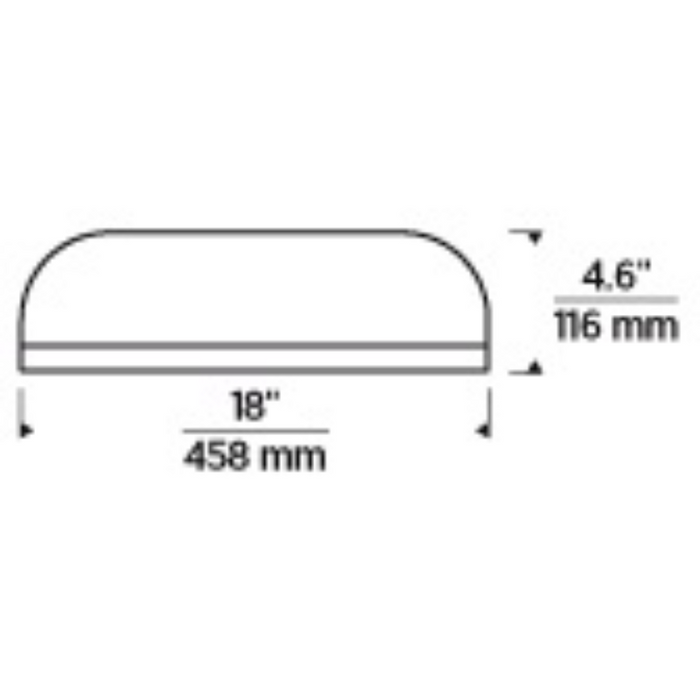 Tech 700FMKOSA18 Kosa 18 1-lt 22" LED Flush Mount