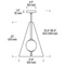 Tech 700TDOBLPG Orbel 1-lt 18" Pendant