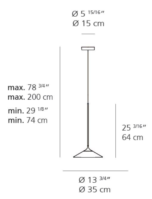 Artemide Orsa 35 LED suspension