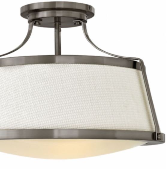 Hinkley 3522 Charlotte 3-lt 20" LED Semi Flush Mount