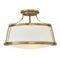 Hinkley 3522 Charlotte 3-lt 20" LED Semi Flush Mount