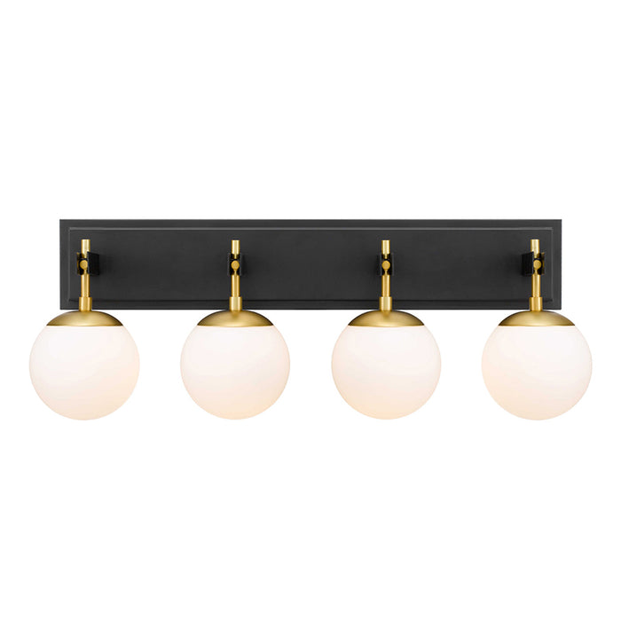 Varaluz 352B04 Allie 4-lt 30" Vanity Light