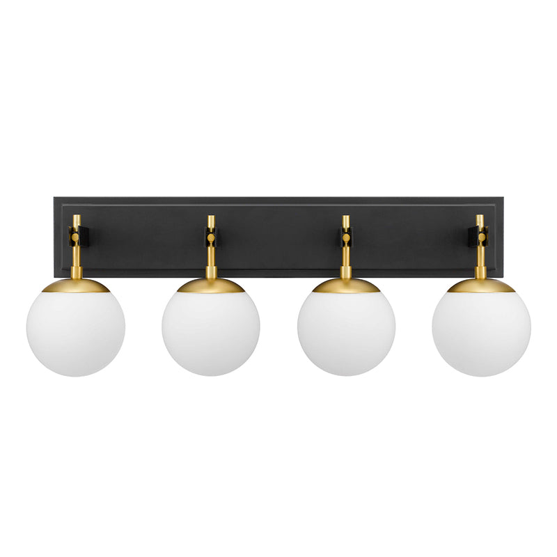 Varaluz 352B04 Allie 4-lt 30" Vanity Light