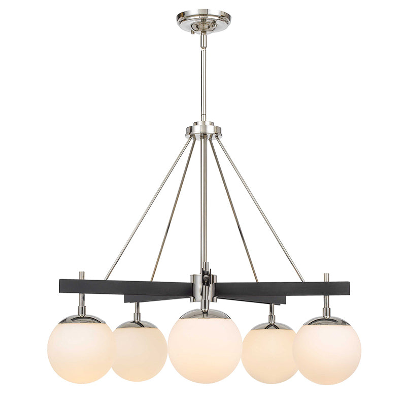Varaluz 352C05 Allie 5-lt 28" Chandelier