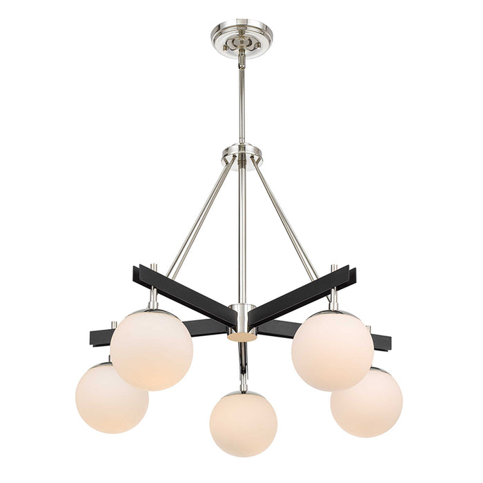 Varaluz 352C05 Allie 5-lt 28" Chandelier