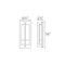 Modern Forms WS-W35516 Omni 1-lt 16" Tall LED Outdoor Wall Light
