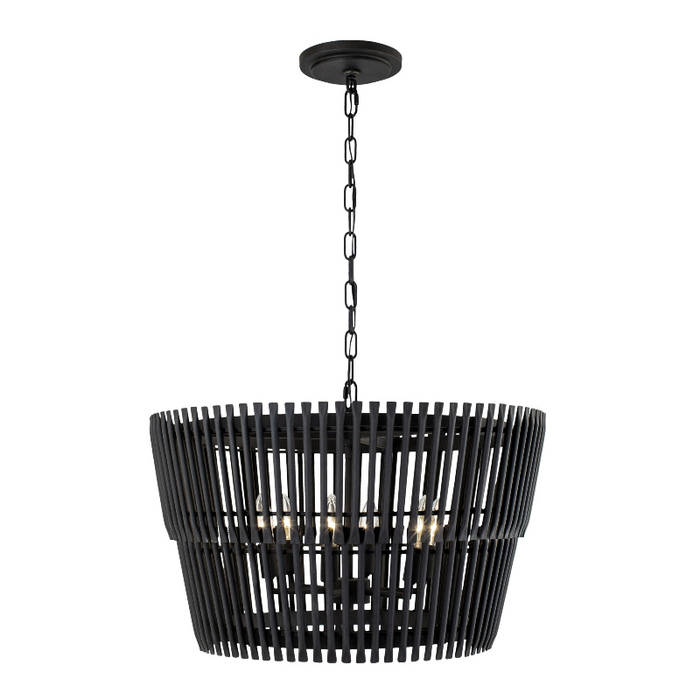 Varaluz 355P06S Apollo 6-lt 24" Pendant