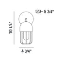 Eurofase 35960 Palmerston 1-lt 11" Tall Wall Sconce